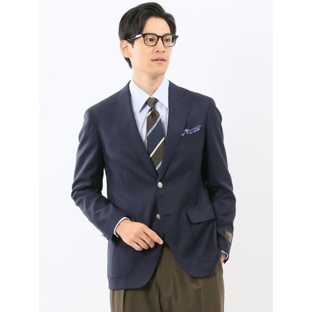 タカキュー（TAKA−Q）/【カノニコ ウール100％】スーティスト 2ボタンブレザー 紺
