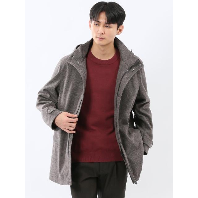 タカキュー（TAKA−Q）/【ストレッチ フード脱着】タカキュー メルトン ハーフコート