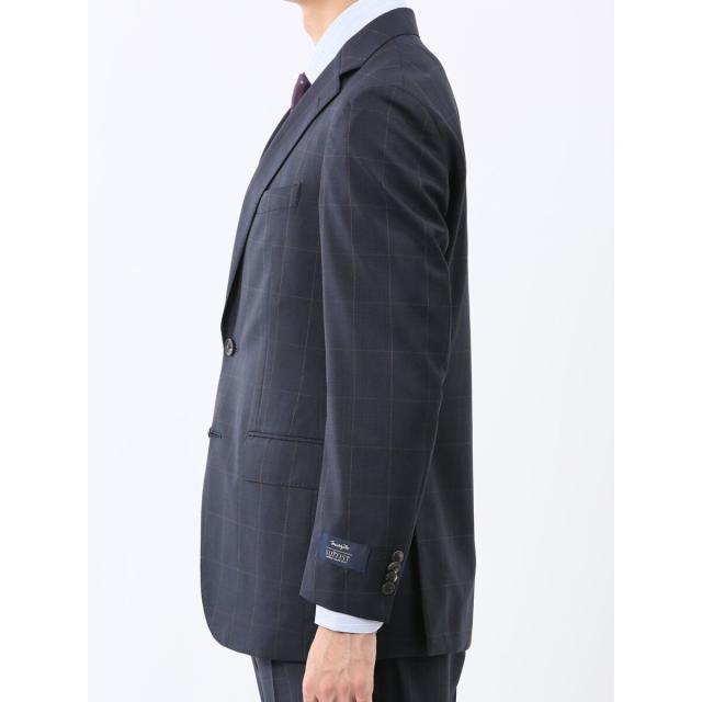 タカキュー（TAKA−Q）/【マルゾット ウール100％】スーティスト 2ボタン2ピース セットアップスーツ ウィンドペン紺 タカキュー（TAKA−Q）/【マルゾット ウール100％】スーティスト 2