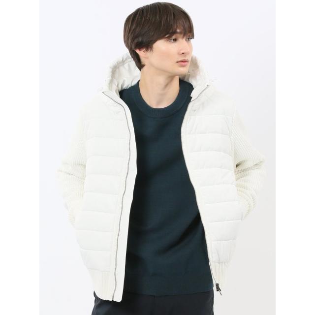 タカキュー（TAKA−Q）/【中綿×ニット切替】タカキュー 前身中綿 ハイブリッドフーディー