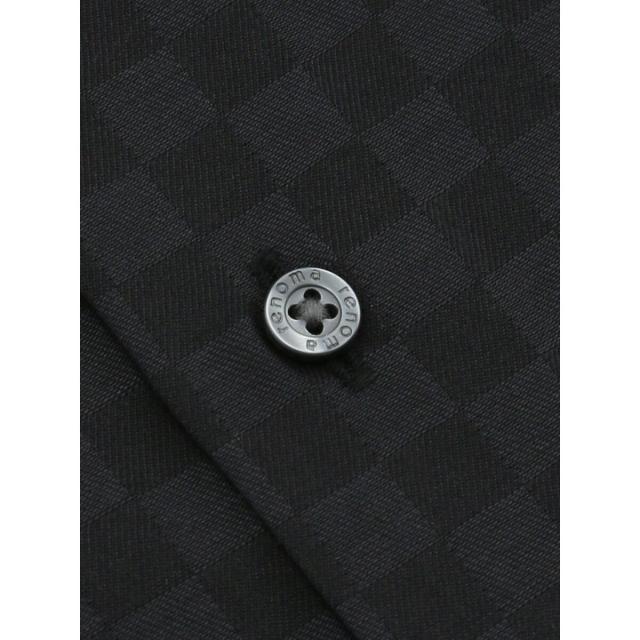 タカキュー（TAKA−Q）/イージーアイロン 綿混 3枚衿風 ボタンダウン 長袖 ビジネス ドレス ワイシャツ メンズ_3