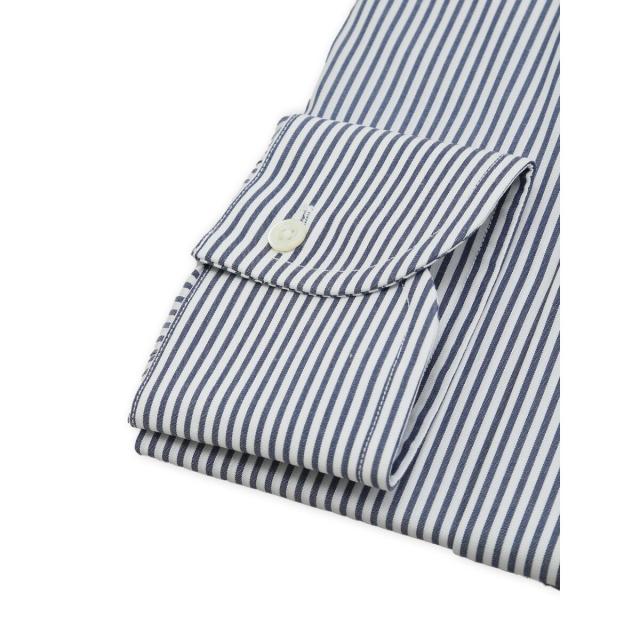 タカキュー（TAKA−Q）/【綿混双糸 ストレッチ】スーティスト ワイドカラー ビジネス ドレス 長袖 ワイシャツ_2