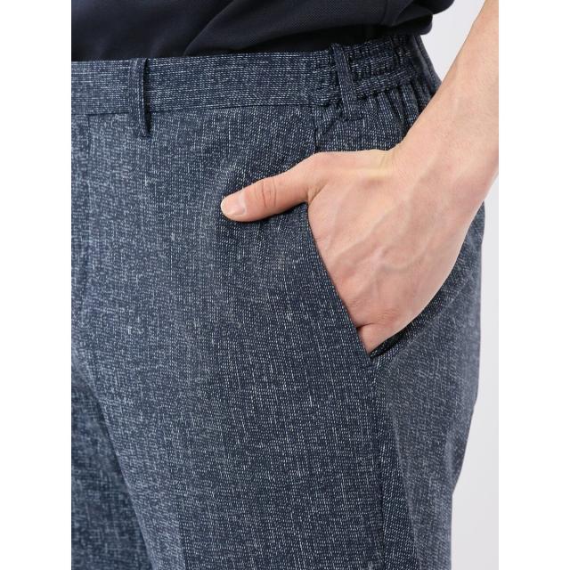 タカキュー（TAKA−Q）/【ストレッチ 接触冷感】タカキュー ノータック ビジネス パンツ 紺(セットアップ可能)_8