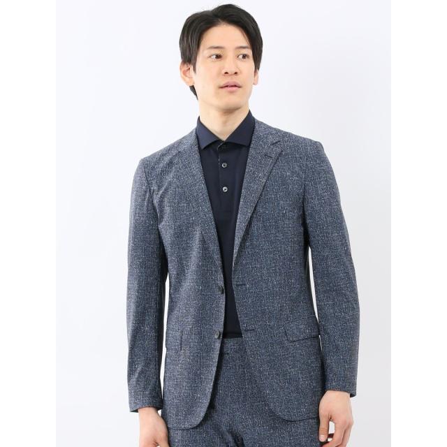 タカキュー（TAKA−Q）/ジャケット メンズ ビジネス セットアップ可能 ストレッチ 接触冷感 スリム 2釦 紺