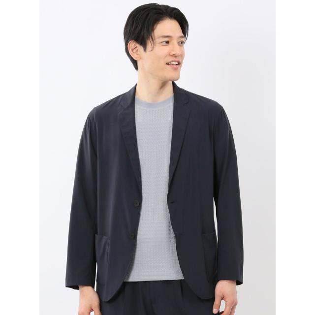 タカキュー（TAKA−Q）/軽量 ストレッチ ナイロン混 2ボタン ジャケット セットアップ可能 メンズ