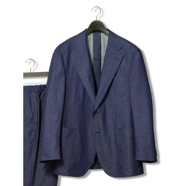 New グランバック 大きいサイズ グランバック Grand Back ストレッチデニムライク 2ボタンセットアップジャケットの通販はau Pay マーケット Brand Square By Oioi ブランドスクエアbyマルイ
