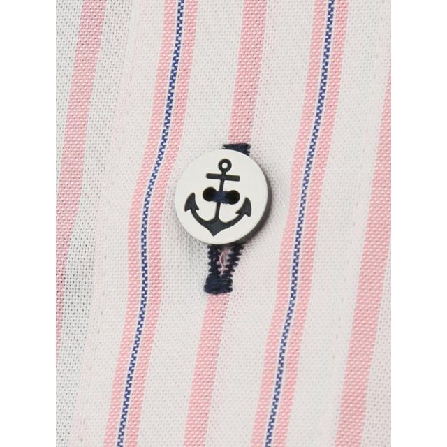 グランバック/【大きいサイズ】シナコバ 綿オックス ストライプ柄