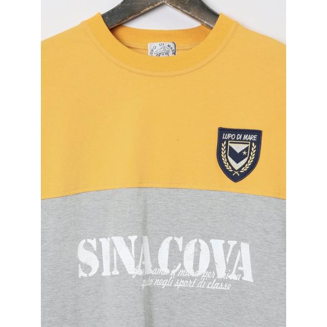 グランバック（GRAND−BACK）/【大きいサイズ】シナコバ 綿切替 クルーネック半袖Tシャツ_7