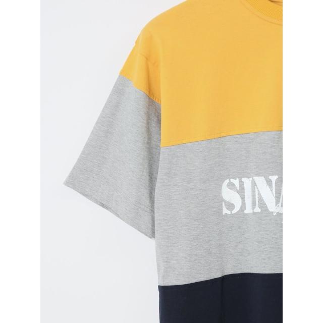 グランバック（GRAND−BACK）/【大きいサイズ】シナコバ 綿切替 クルーネック半袖Tシャツ_8