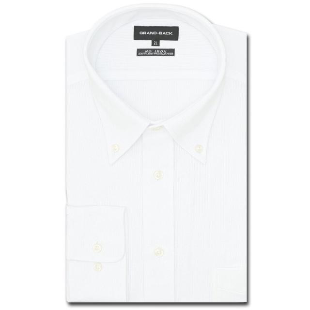 大きいサイズ メンズ GLADIATE 刺繍 ストレッチ デニム 長袖 シャツ