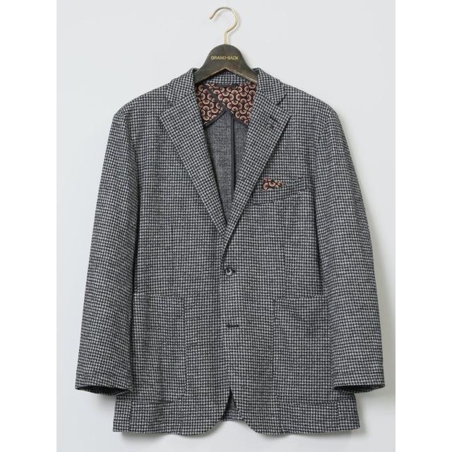 グランバック（GRAND−BACK）/【大きいサイズ】ジーステージ ウール混ジャージ 2ボタンジャケット(セットアップ可能)