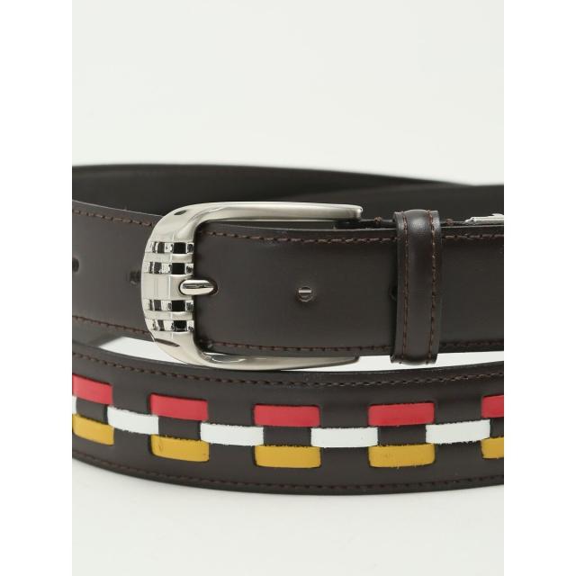 グランバック（GRAND−BACK）/【大きいサイズ】【牛革】キース スリーライン レザーベルト グランバック（GRAND−BACK）/【大きいサイズ】【牛革】キース スリー