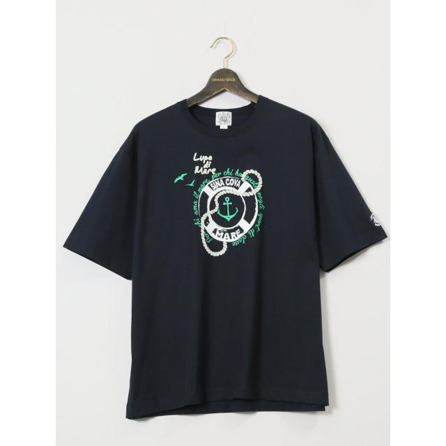 グランバック（GRAND−BACK）/【大きいサイズ】シナコバ 綿シルケット クルーネック半袖Tシャツ_2