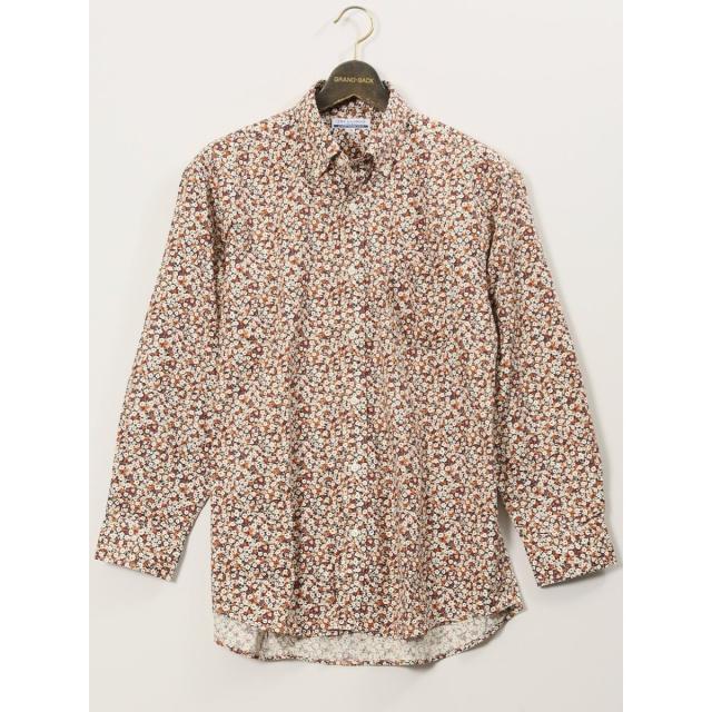 グランバック（GRAND−BACK）/【大きいサイズ 日本製 綿100％】CLASSIC THE BROWNS ボタンダウン長袖シャツ