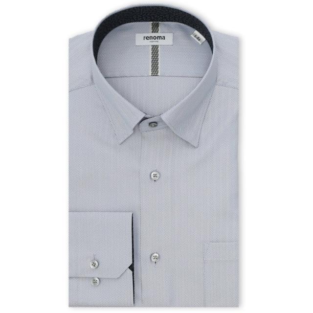 グランバック（GRAND−BACK）/【大きいサイズ】レノマオム 形態安定 スナップダウン ビジネスドレス長袖シャツ