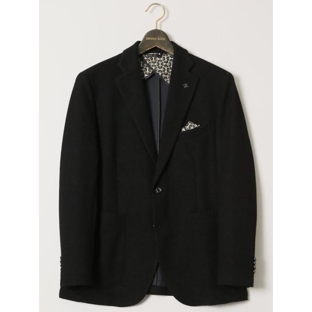 グランバック（GRAND−BACK）/【大きいサイズ】ジーステージ ウール混ジャージ 2ボタンジャケット(セットアップ可能