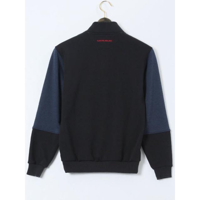 グランバック（GRAND−BACK）/【大きいサイズ】カステルバジャック ストレッチ ボンバーヒート 切替トレーナー