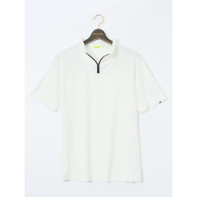 グランバック（GRAND−BACK）/【大きいサイズ】ビバハート 吸水速乾 ハーフジップ 半袖Tシャツ