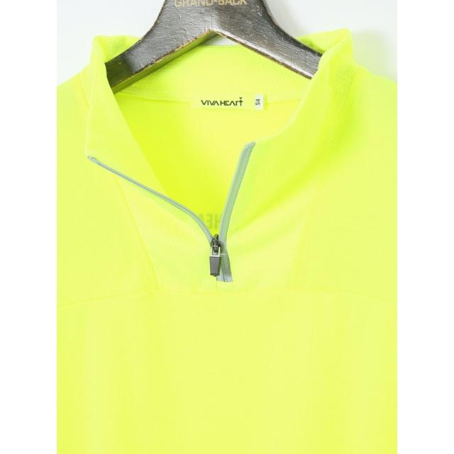 グランバック（GRAND−BACK）/【大きいサイズ】ビバハート 吸水速乾 ハーフジップ 半袖Tシャツ_12