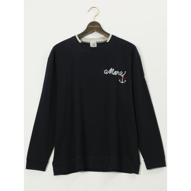 グランバック（GRAND−BACK）/【大きいサイズ】シナコバ ストレッチ モックネック 長袖 Ｔシャツ