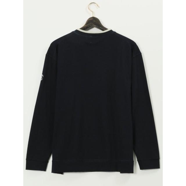 グランバック（GRAND−BACK）/【大きいサイズ】シナコバ ストレッチ モックネック 長袖 Ｔシャツ_1