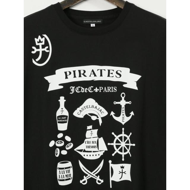 グランバック（GRAND−BACK）/【大きいサイズ】カステルバジャック 綿天竺 パイレーツ クルー 半袖 Tシャツ_7