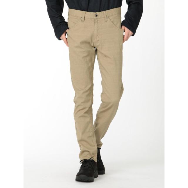 m．f．エディトリアル/m．f．エディトリアル 日本製 ストレッチ バニラン織りスリムパンツ