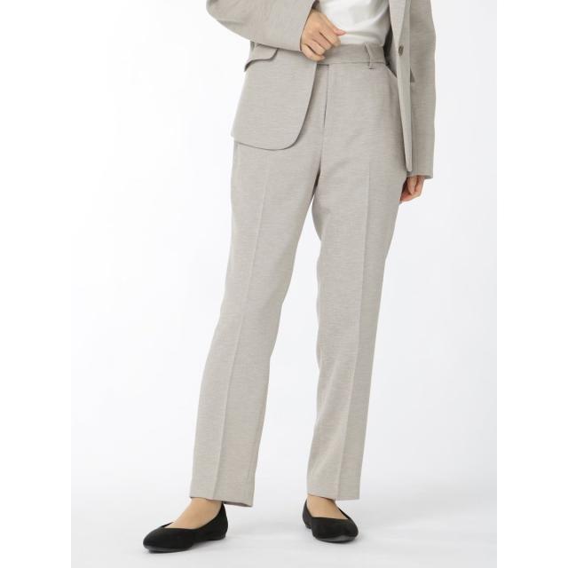 【NEW】m．f．エディトリアル/リネンライク セットアップ テーパードパンツ ベージュの通販は