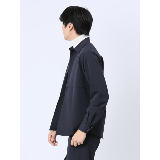 m．f．エディトリアル（m．f．editorial）/レーヨン混ツイル シャツアウター(セットアップ可能)_13