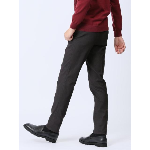 m．f．エディトリアル（m．f．editorial）/スーパーストレッチ裏起毛 スリムフィット ノータックスラックス ピケこげ茶の通販は 7,524円