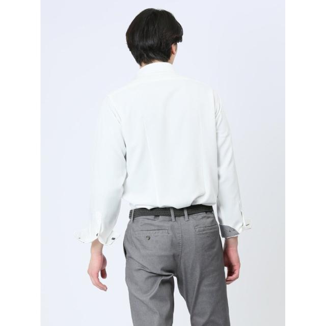 m.f.エディトリアル(m.f.editorial)/m.f.エディトリアル ドビーヘリンボン柄 ボタンダウン長袖シャツ m.f.エディトリアル(m.f.editorial)/m.f.エディトリアル ドビーヘリンボン柄 ボタンダウン長袖シャツ