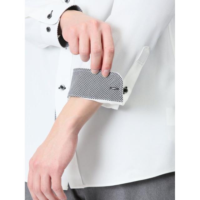 m.f.エディトリアル(m.f.editorial)/m.f.エディトリアル ドビーヘリンボン柄 ボタンダウン長袖シャツ m.f.エディトリアル(m.f.editorial)/m.f.エディトリアル ドビーヘリンボン柄 ボタンダウン長袖シャツ