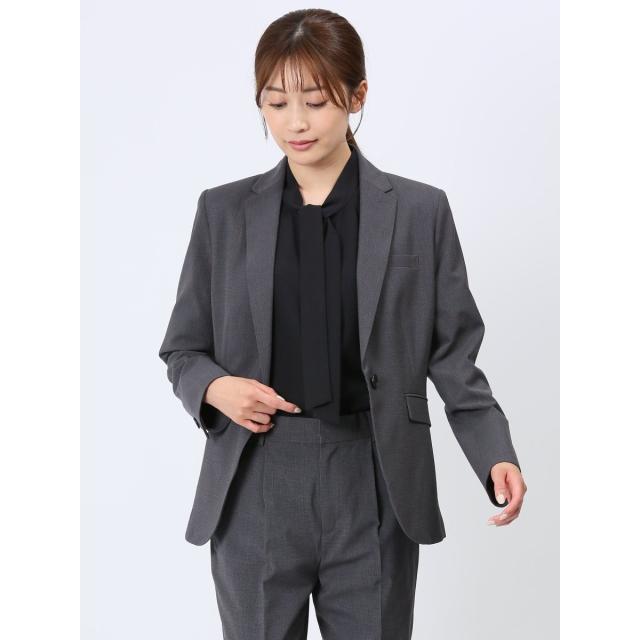 m．f．エディトリアル（m．f．editorial）/【ストレッチ ウォッシャブル】m．f．エディトリアル ウール調 1釦ジャケット(セットアップ…