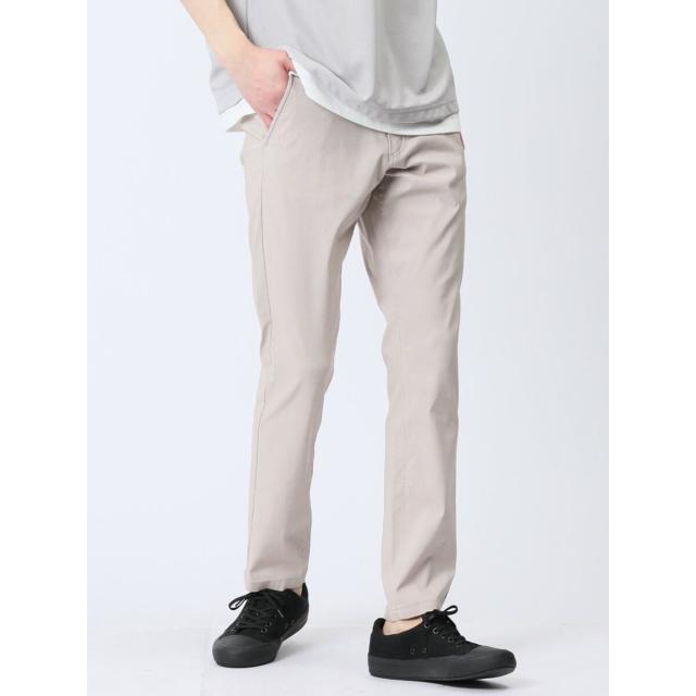 m．f．エディトリアル（m．f．editorial）/m．f．エディトリアル 接触冷感ストレッチ リネン混トラウザースリムパンツ