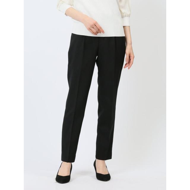 m．f．エディトリアル（m．f．editorial）/ストレッチウォッシャブル テーパードパンツ オックス黒(セットアップ可能)