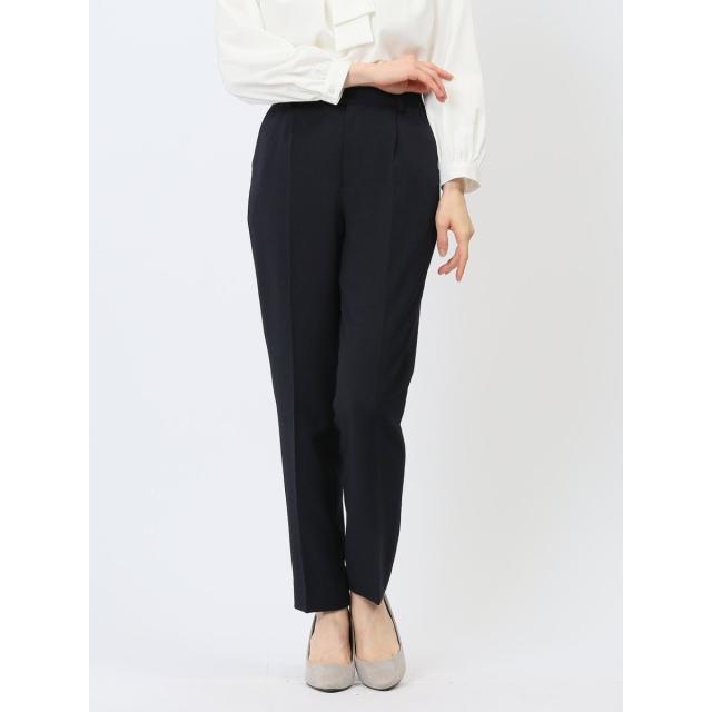 m．f．エディトリアル（m．f．editorial）/ストレッチウォッシャブル テーパードパンツ 紺(セットアップ可能)