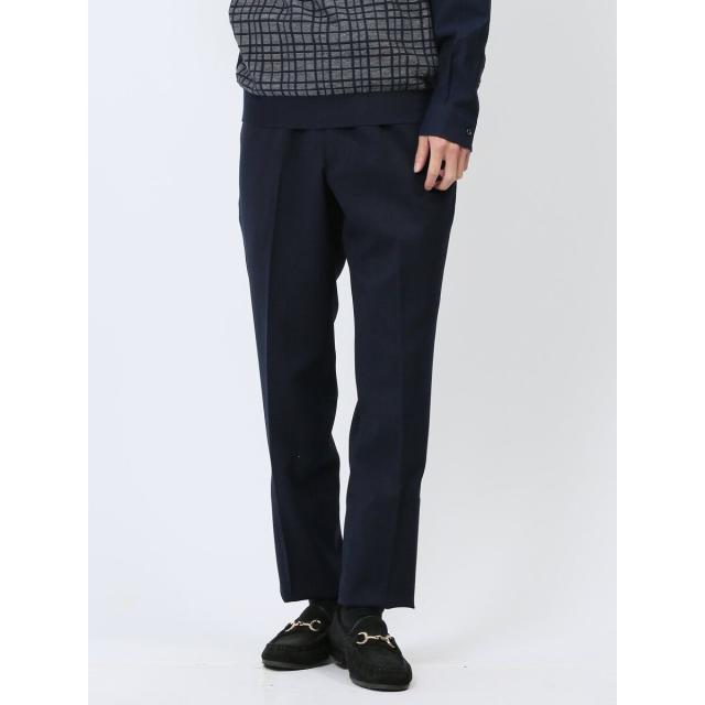 m．f．エディトリアル（m．f．editorial）/m．f．エディトリアル ウォッシャブル ノータック ビジネスパンツ 紺(セットアップ可能)