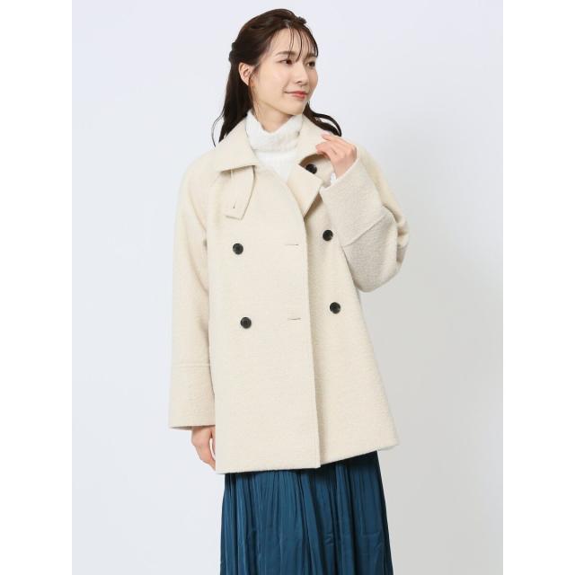 m．f．エディトリアル（m．f．editorial）/【ハンドウォッシャブル】m．f．エディトリアル ラムライク ピーコートの通販は 12,100円