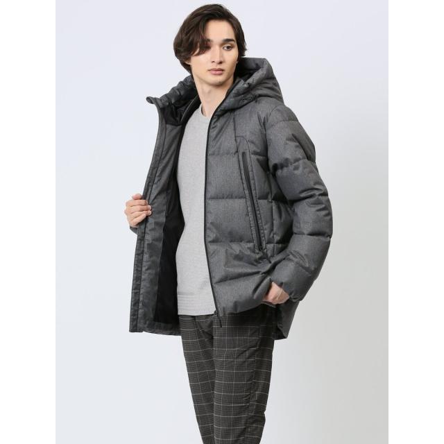 m．f．エディトリアル（m．f．editorial）/【軽量　ストレッチ　蓄熱】 フェイクウール フーデット中綿アウターの通販は