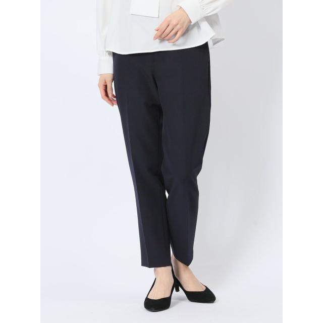 m．f．エディトリアル（m．f．editorial）/m．f．エディトリアル ダブルクロス テーパードパンツ 紺(セットアップ可能)の通販は 7,304円