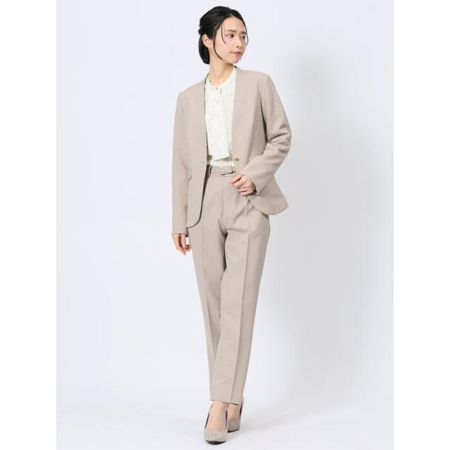 m．f．エディトリアル（m．f．editorial）/【ストレッチ ウォッシャブル UV】m．f．エディトリアル カラーレスジャケット＋テーパード…