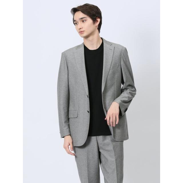 m．f．エディトリアル（m．f．editorial）/m．f．エディトリアル ストレッチ 2ボタンジャケット カルゼ(セットアップ可能)