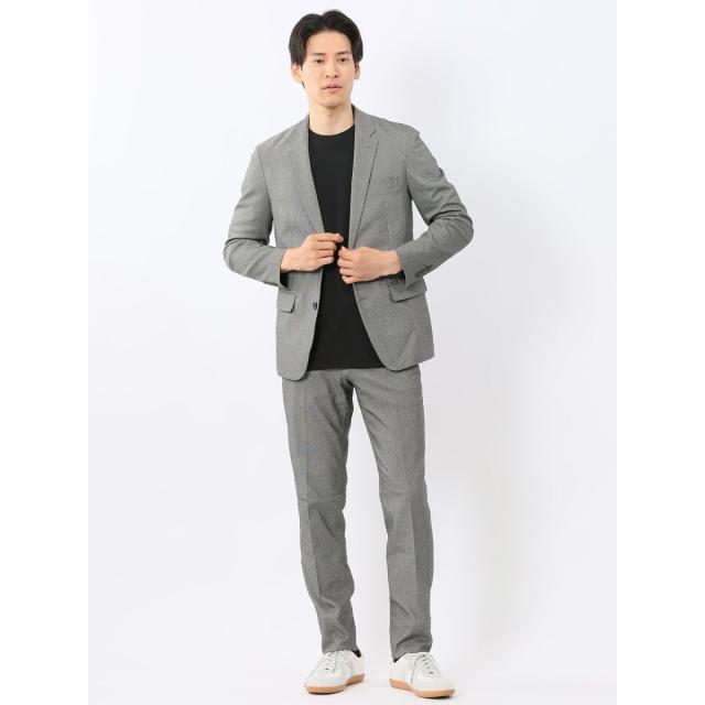 m．f．エディトリアル（m．f．editorial）/【ストレッチ ウォッシャブル】m．f．エディトリアル ノータックパンツ グレー(セットアップ…_4