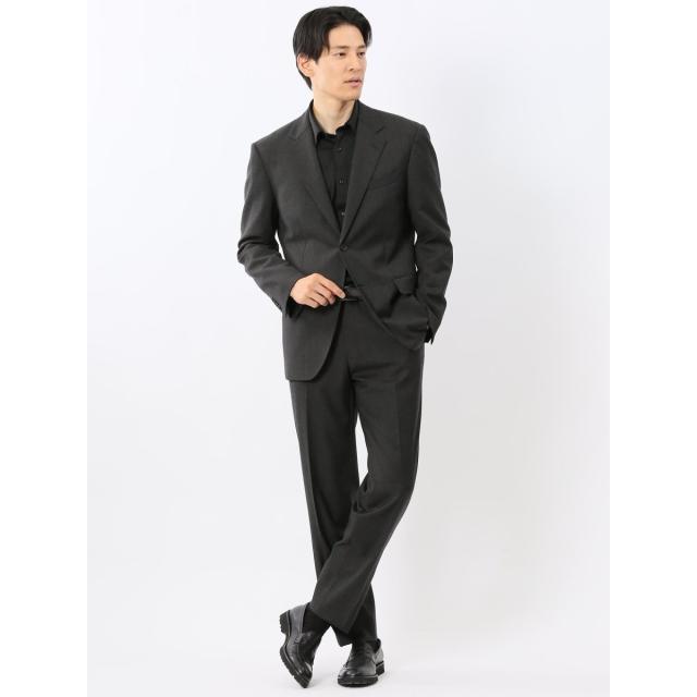 m．f．エディトリアル（m．f．editorial）/【メリノウール混 ストレッチ 】m．f．エディトリアル 2ボタン2ピース スーツ グレー