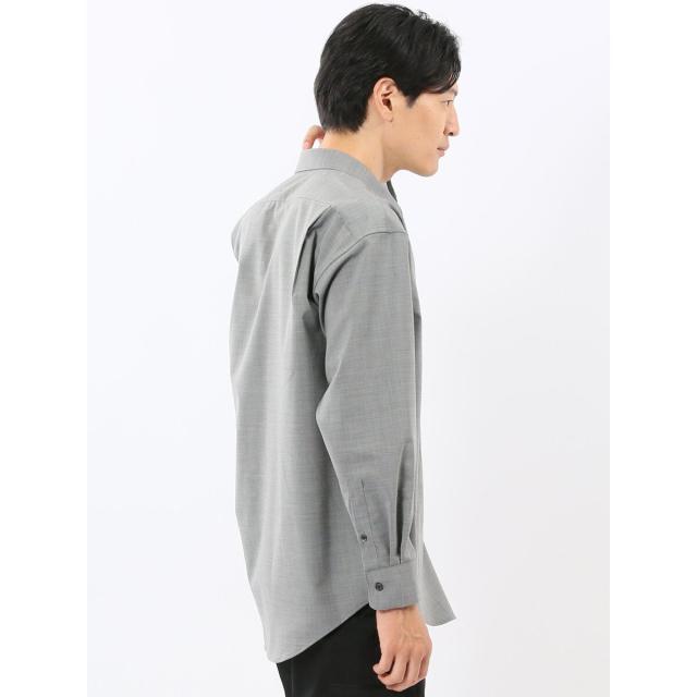 m．f．エディトリアル（m．f．editorial）/【ウール混ストレッチ】m．f．エディトリアル レギュラーカラー長袖シャツ_4