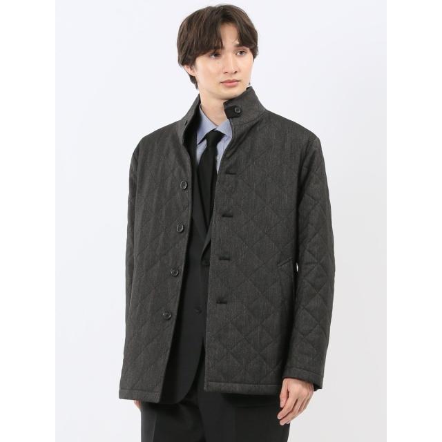 m．f．エディトリアル（m．f．editorial）/【防寒 オンオフ兼用 ハーフ丈】m．f．エディトリアル デニム調 中綿キルトコート