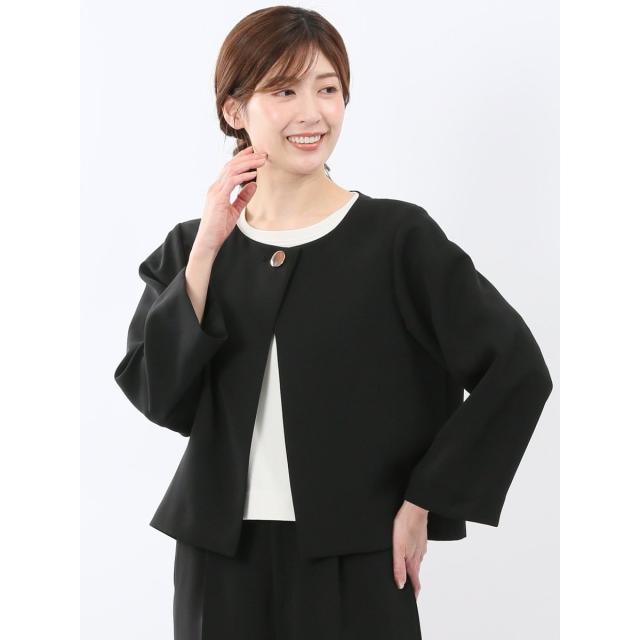 m．f．エディトリアル（m．f．editorial）/【ストレッチ UV】m．f．エディトリアル バージャケット 黒(セットアップ可能)
