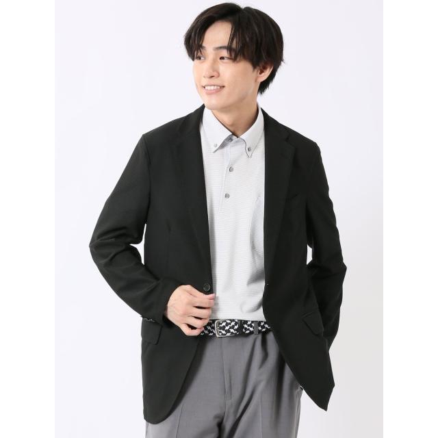 m．f．エディトリアル（m．f．editorial）/ストレッチ ウォッシャブル ナイロン混 もちもち スリムフィット 2ボタン ジャケット メンズ