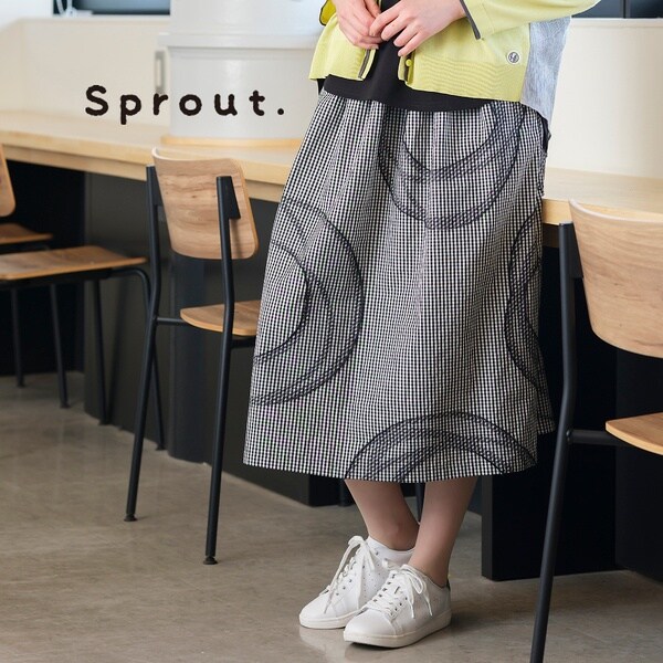 リリアンビューティ（Liliane Burty）/【Sprout．】ギンガムチェックジャカード　スカートの通販は
