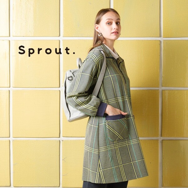 リリアンビューティ（Liliane Burty）/【Sprout．】チェックジャカード　ジップアップチュニックの通販は